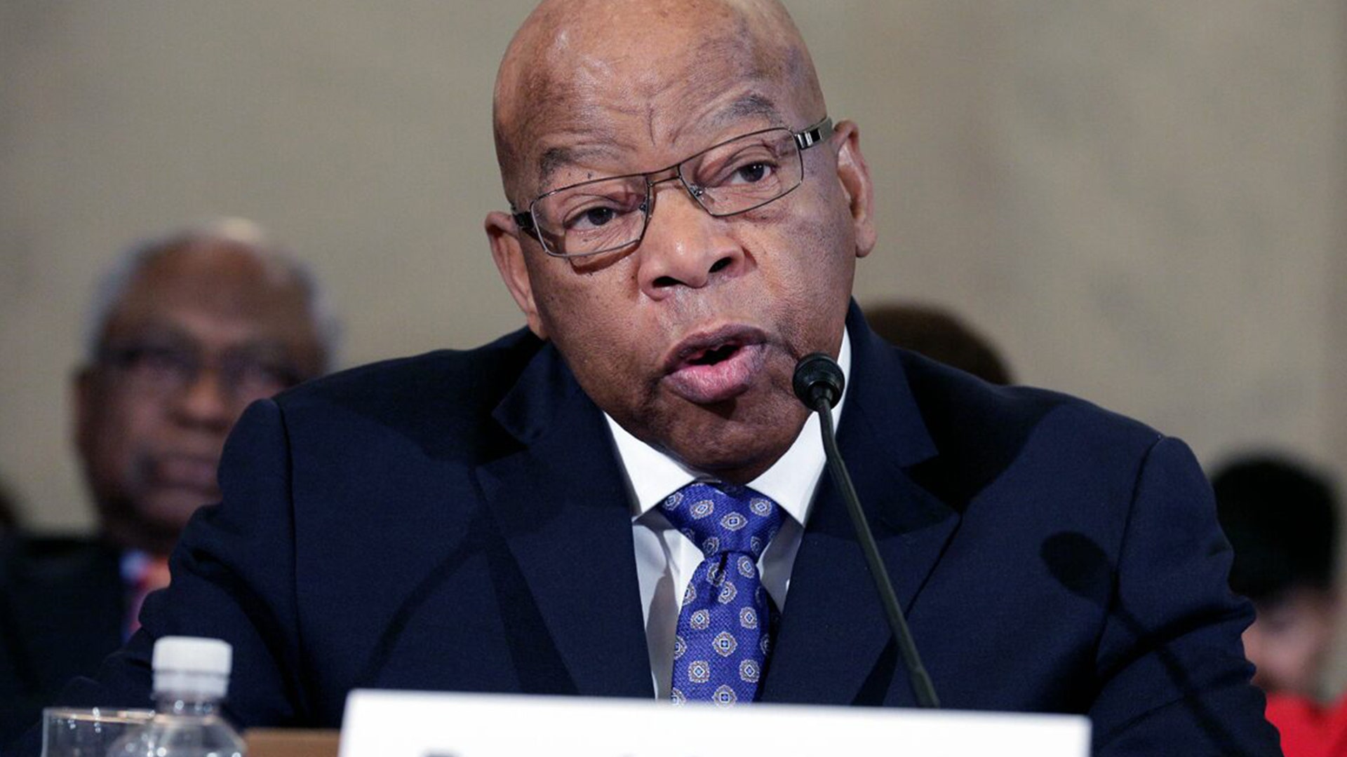 Rep. John Lewis (D-GA) testifies to the Senate Judiciary Committee during the second day of confirmation hearings on Senator Jeff Sessions' (R-AL) nomination to be U.S. attorney general in Washington, U.S., Jan. 11, 2017.