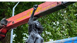 Black Lives Matter sculpture erected in UK town removed after 1 day