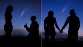 Man stages epic proposal before NEOWISE comet only visible every 6,800 years