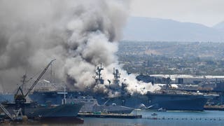 Navy charges sailor in connection with USS Bonhomme Richard fire that destroyed warship