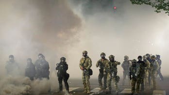 More than 2,000 Portland demonstrators take to street for 57th night in a row, clash with feds