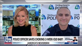 Michigan police officer saves choking 3-week-old baby: 'It was just another day on the job'