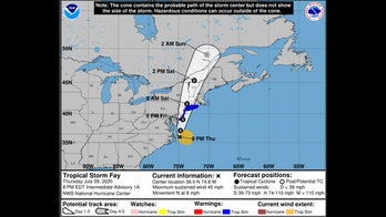 Tropical Storm Fay sets sights on Northeast; landfall expected Friday