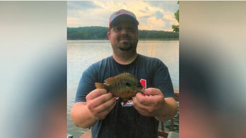 Missouri fisherman sets record with fish that fits in the palm of his hand: 'My friends thought it was a joke'