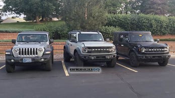 Ford Broncos caught parked next to Jeep Wrangler, which do you prefer?