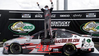 Rookie Cole Custer wins Kentucky NASCAR Cup Series race