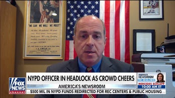 Police union boss says crime 'running rampant' in NYC following video showing cop in a headlock