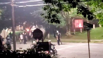 Georgia State Patrol headquarters vandalized during protest, fireworks thrown inside spark fire