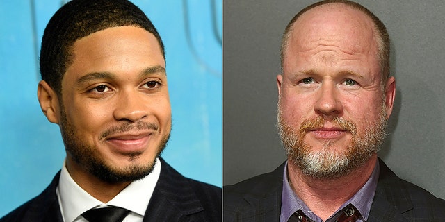 Ray Fisher (L) and Joss Whedon (R)