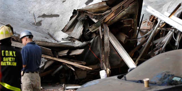 Westlake Legal Group AP20184007487065 Brooklyn bulding crashes to the ground, 1 hurt: 'the loudest boom or bang I ever heard' Tina Moore Reuven Fenton New York Post Natalie Musumeci Gabrielle Fonrouge fox-news/us/us-regions/northeast/new-york fox-news/us/new-york-city fox-news/us/disasters fnc/us fnc ca294cc5-05f4-5c0c-b17a-55ffc7bf948e article