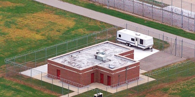 FILE: In this June 11, 2001 file photo, an aerial view of the execution facility at the United States Penitentiary in Terre Haute, Ind., is shown. 