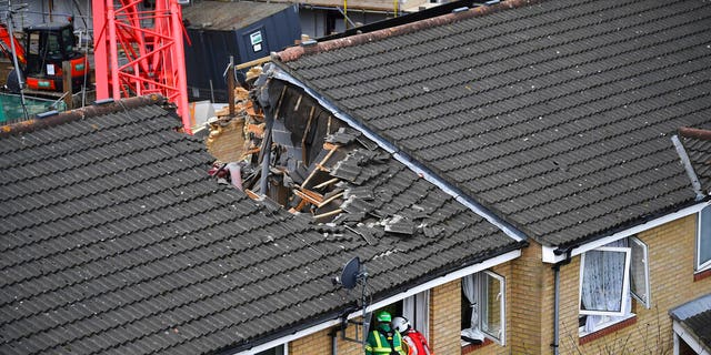 Bow crane collapse: Firefighters working to free trapped residents