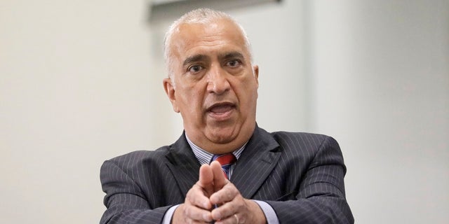 District Attorney Sim Gill speaks during a news conference Thursday in Salt Lake City. (Associated Press)