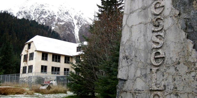 This undated photo shows a building that remains at the site of the Jesse Lee Home in Seward, Alaska, where the territorial flag, which later became the Alaska state flag, was first flown.