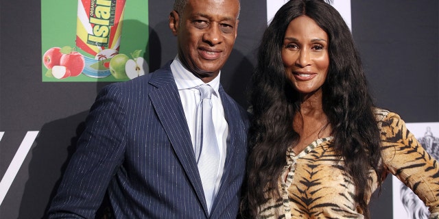 Supermodel Beverly Johnson and W. Brian Maillian attend the 2019 Breaking Barriers Awards Gala & Fashion Show (Photo by Robin L Marshall/Getty Images)