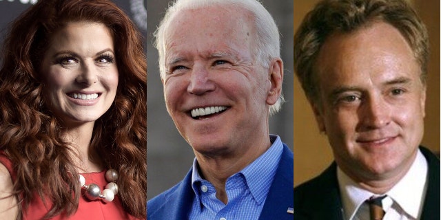 Celebrities like Debra Messing and Bradley Whitford will lend some social media help to Joe Biden's campaign.
