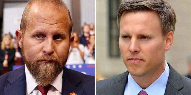 Demoted Trump campaign manager Brad Parscale (left) and newly-named manager Bill Stepien (Reuters, AP)