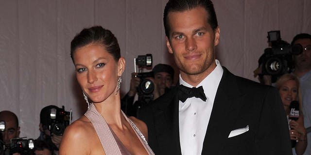 Gisele Bundchen and athlete Tom Brady attend the Metropolitan Museum of Art Costume Institute Gala 'Superheroes: Fashion And Fantasy' at the Metropolitan Museum of Art on May 5, 2008, in New York City. (Photo by Dimitrios Kambouris/WireImage)