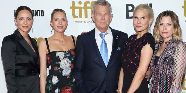 (L-R) Katharine McPhee, Jordan Foster, David Foster, Amy Foster and Erin Foster attend the 2019 Toronto International Film Festival TIFF Tribute Gala at The Fairmont Royal York Hotel on September 09, 2019, in Toronto, Canada. (Photo by Jemal Countess/WireImage)