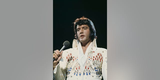 Elvis Presley, circa 1973.