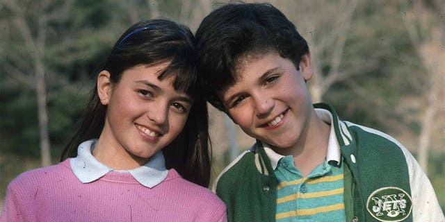 Danica McKellar (left) and Fred Savage in 'The Wonder Years.' The show ran from 1988-1993 and received a Golden Globe and multiple Emmys.