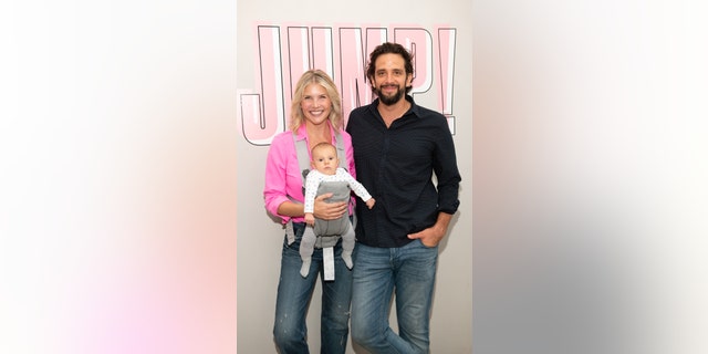 Amanda Kloots and Nick Cordero attend the Beyond Yoga x Amanda Kloots Collaboration Launch Event on August 27, 2019, in New York City. (Photo by Noam Galai/Getty Images for Beyond Yoga)