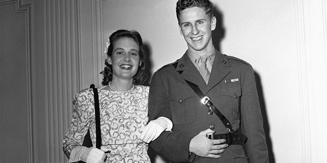 'Chappaquiddick' author Leo Damore, who investigated murdered JFK mistress, the subject of a new doc 11 Lieutenant Cord Meyer, Jr., USMC, aide to Commander Harold Stassen, with his bride, the former Mary Pinchot, daughter of the late Amos Pinchot and niece of the former Governor of Pennsylvania, Gifford Pinchot, after their marriage at the home of the bride, 1165 Park Ave.