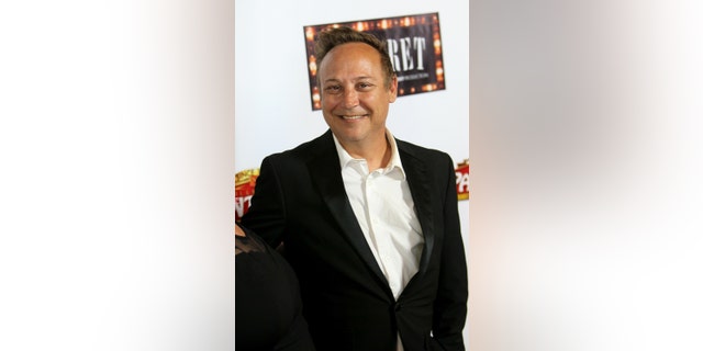 Actor Keith Coogan arrives at the opening of 'Cabaret' at the Pantages Theatre on July 20, 2016, in Hollywood, Calif.