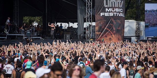 A crowd at the Austin City Limits Music Festival at Zilker Park