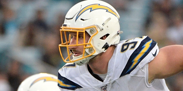 Joey Bosa is the Chargers' best defender. (AP Photo/Phelan M. Ebenhack, File)