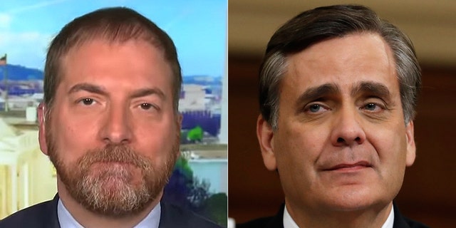 Chuck Todd was called out by George Washington University law professor Jonathan Turley.