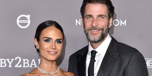 Jordana Brewster and Andrew Form attend the 2019 Baby2Baby Gala Presented By Paul Mitchell at 3LABS on November 09, 2019 in Culver City, California. (Photo by Axelle/Bauer-Griffin/FilmMagic)