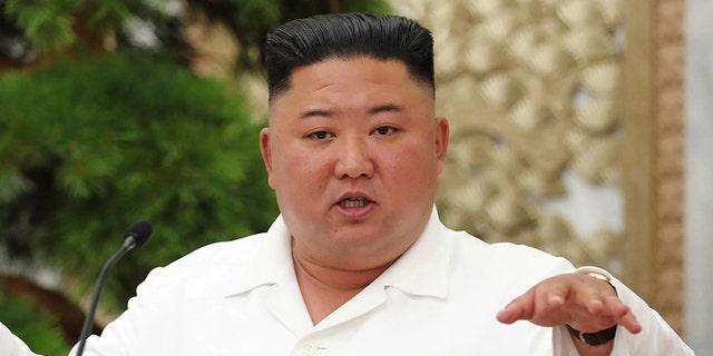 In this photo provided by the North Korean government, North Korean leader Kim Jong Un attends a politburo meeting of the Central Committee of the Workers' Party of Korea in Pyongyang, North Korea Thursday, June 2, 2020. Independent journalists were not given access to cover the event depicted in this image distributed by the North Korean government. The content of this image is as provided and cannot be independently verified. Korean language watermark on image as provided by source reads: "KCNA" which is the abbreviation for Korean Central News Agency. (Korean Central News Agency/Korea News Service via AP)