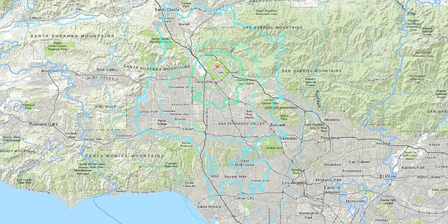 The 4.2 temblor shook the San Fernando Valley, north of Los Angeles, around 4:30 a.m. Thursday.