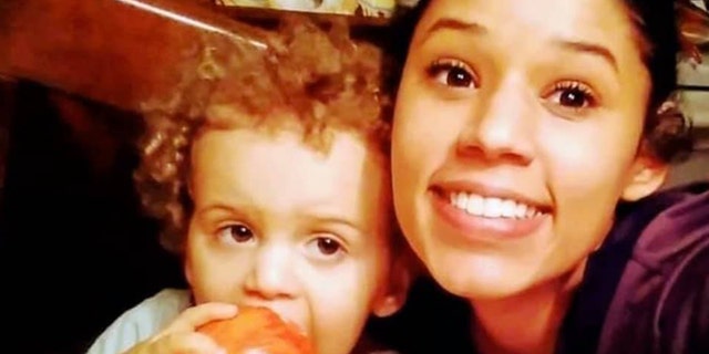 Leila Cavett, 21, with her 2-year-old son Kamdyn. Police have been looking for her since finding the little boy wandering alone July 26. 