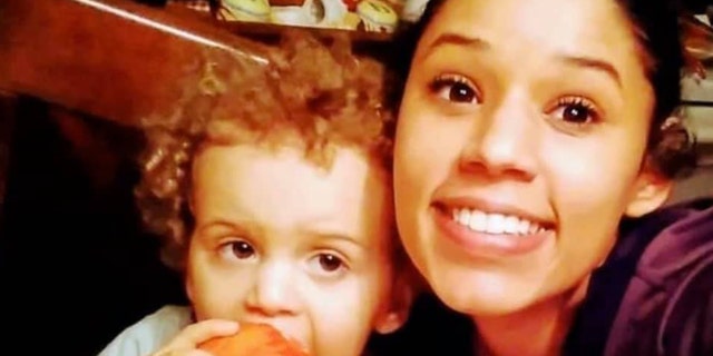 Leila Cavett, 21, with her 2-year-old son Kamdyn. Police have been looking for her since finding the little boy wandering alone July 26.