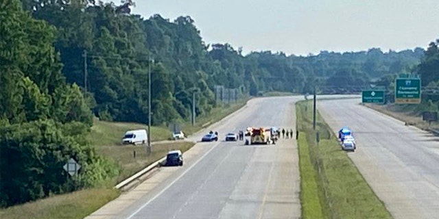 I-485 in Charlotte, N.C., was closed after a vehicle struck a trooper.