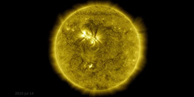 The stunning NASA time-lapse video shows 10 years in the life of the Sun.