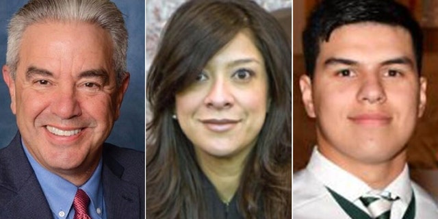 Left: Mark Anderl Middle: Judge Esther Salas Right: Daniel Anderl