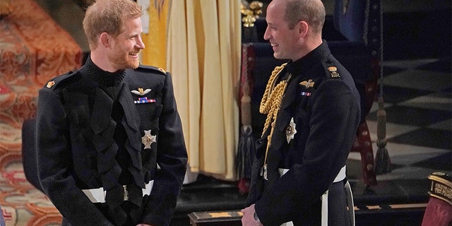 Prince William (right) is second in line to the British throne.