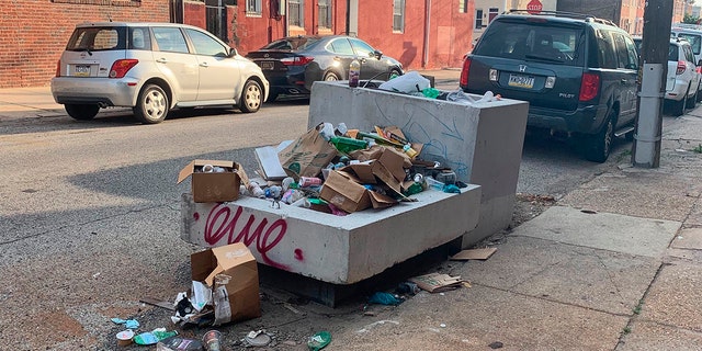 Philadelphia's coronavirus outbreak, quarantines lead trash to pile up