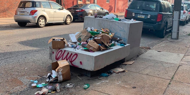 Philadelphia's coronavirus outbreak, quarantines lead trash to pile up