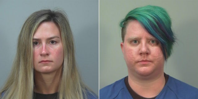 Samantha Rae Hamer right: Kerida O’Reilly. Both women turned themselves into police on suspicion of beating a state senator last month during a chaotic night of protests near Wisconsin’s Capitol in Madison. (Courtesy Dane County Sheriff's Office)
