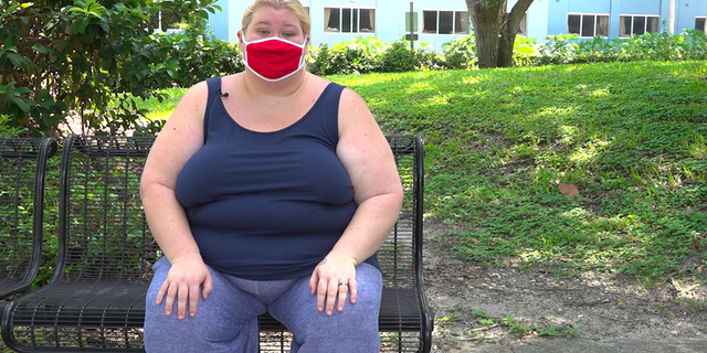 Christine Nelson (pictured) was scammed over the internet while attempting to rent a home (Robert Sherman, Fox News).