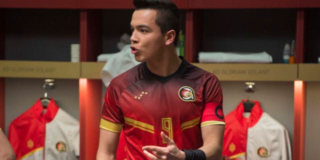 Sebastián Athié is pictured here in 'Once,' which followed an up-and-coming soccer player at a sports institute.
