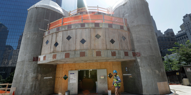 The St. Nicholas Greek Orthodox Church and National Shrine is still under construction.