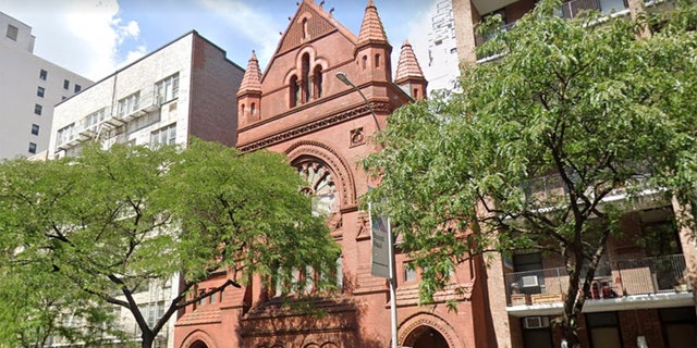 The Trinity Presbyterian Church is located in midtown Manhattan.