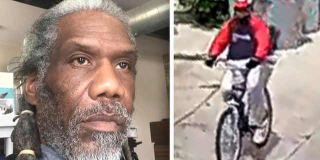 Bernell Trammell, left, was a recognizable community figure; Milwaukee police released an image, right, of a person wanted in connection to the shooting of Trammell. (Milwaukee Police Department)