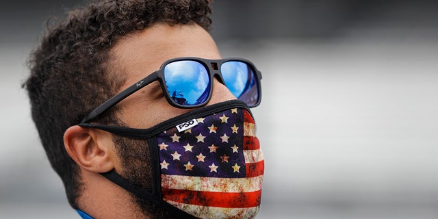 NASCAR racer Bubba Wallace has signed an endorsement deal with Beats by Dre. (AP Photo/Darron Cummings)