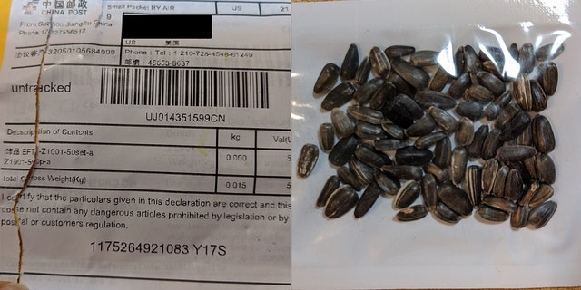 One of the packages sent to Ohio containing the seeds. (Ohio Department of Agriculture)